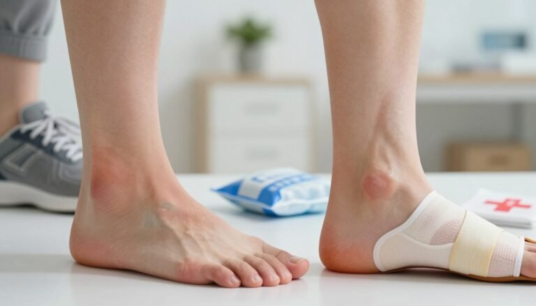 ankle sprain vs fracture