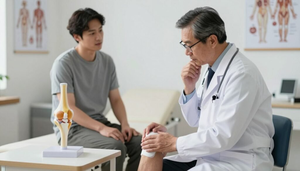 knee diagnosis doctor