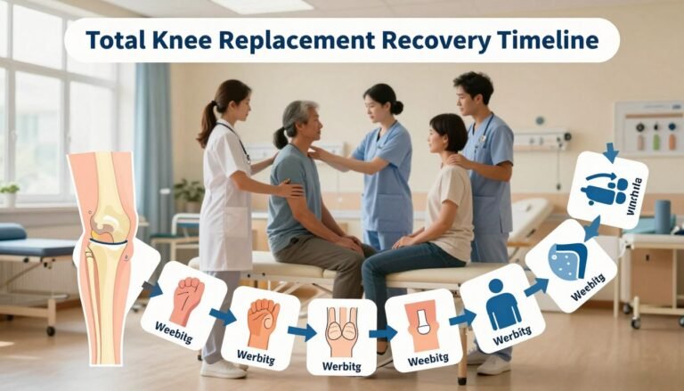 knee replacement recovery timeline