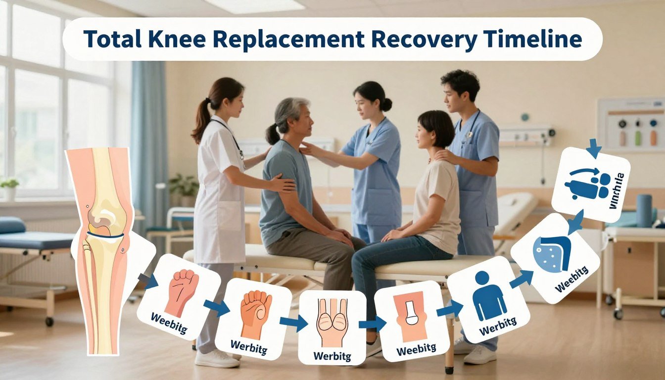knee replacement recovery timeline