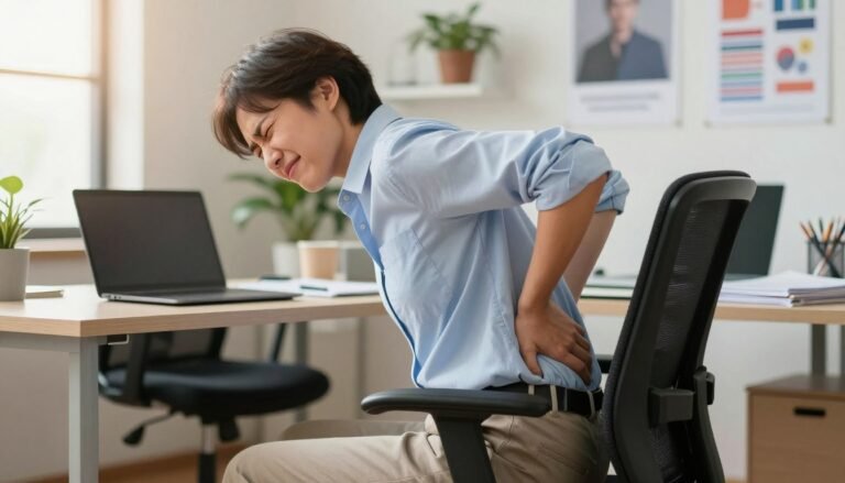 lower back pain from sitting