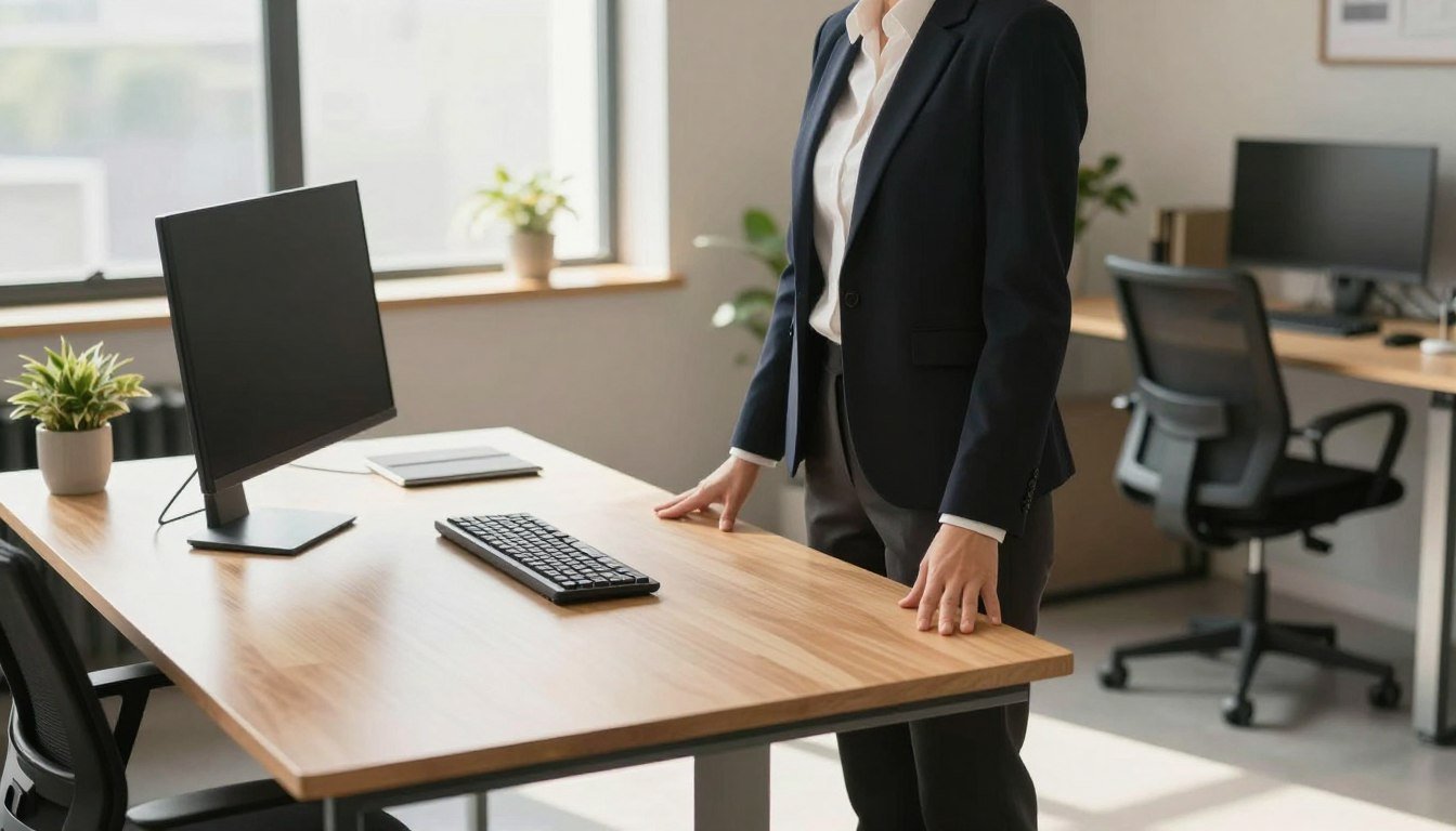 standing desk posture