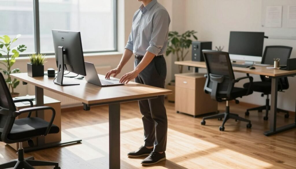 standing desk time