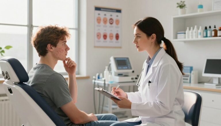 when to see dermatologist for acne