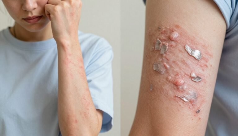 eczema vs psoriasis