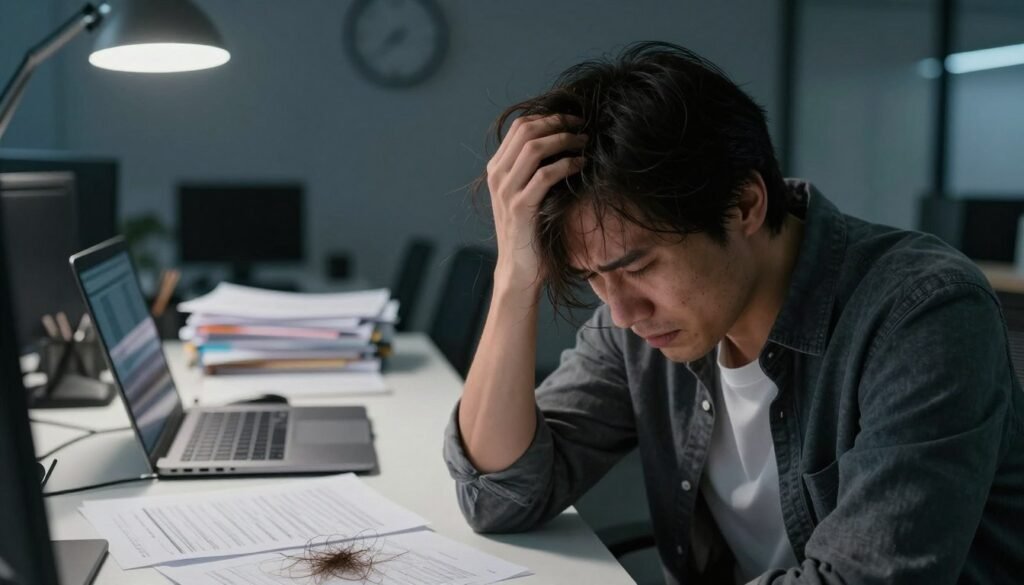 stress and hair loss