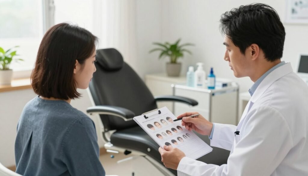 when to see dermatologist for hair loss