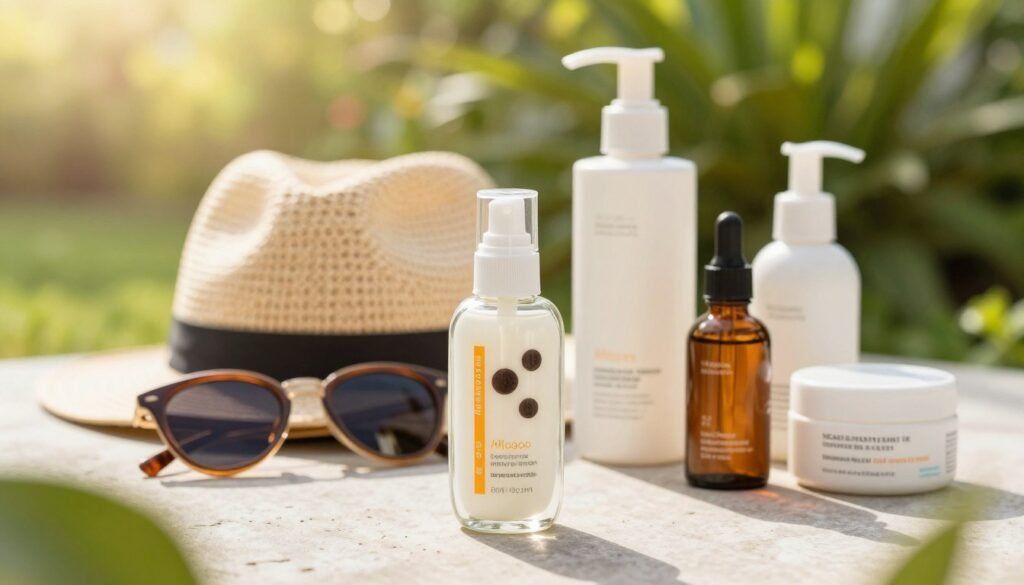 sun protection for dark spots skin